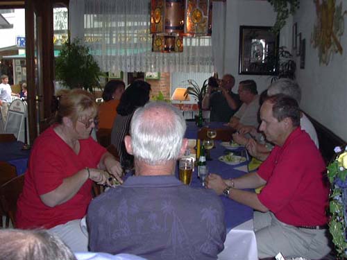 Lunch in Rudesheim