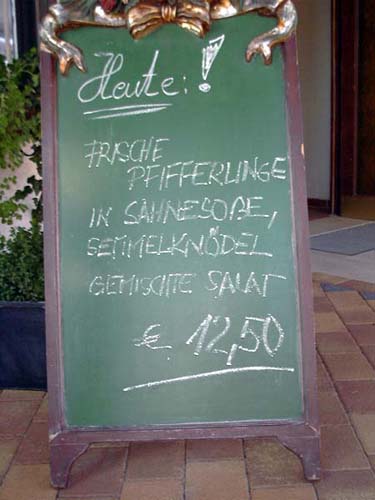 Today's Special at The Farm